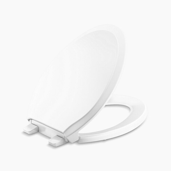 thumbnail image 2 of Kohler K-27331-0 Glissade ReadyLatch Quiet-Close Elongated Toilet Seat In White 2 of 11